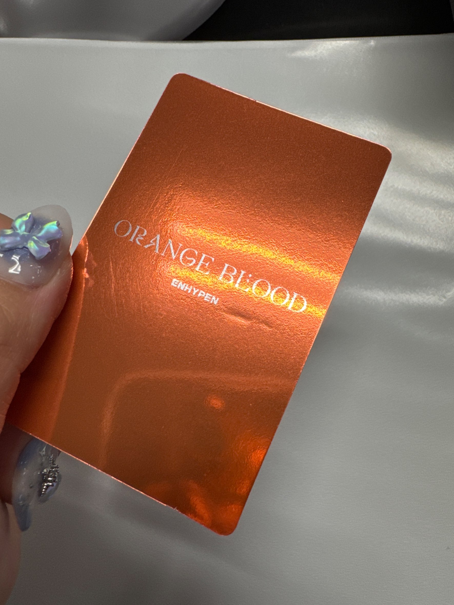 Orange Blood Ksana Heeseung (Orange Metallic Back) - Preview 2